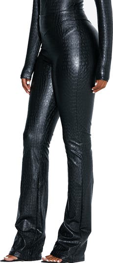 【NONCODE】Jeibi Fake Leather Bootcut Pants JSBT5430BK_1.jpg?quality=95&bg