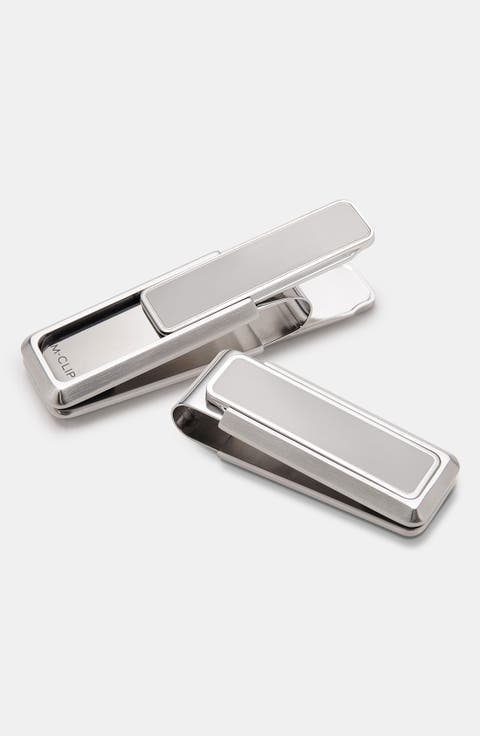 Polished Border Money Clip