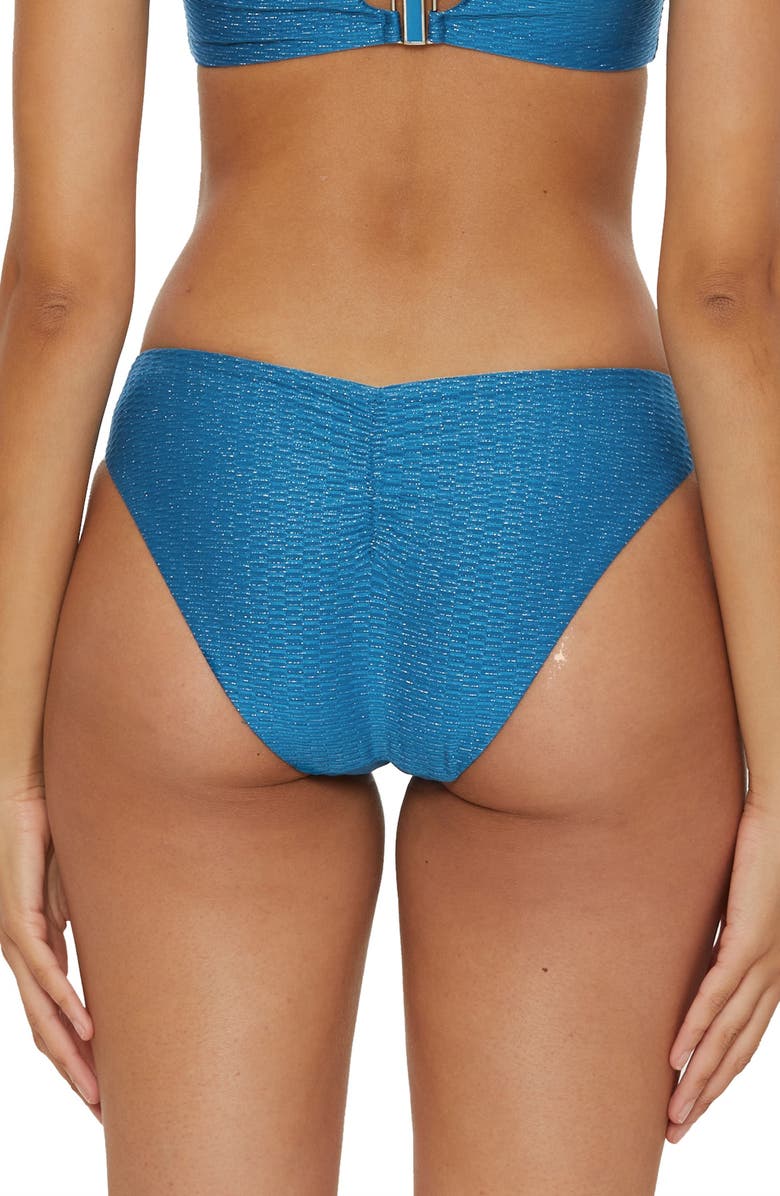 Becca Luxe Adela Hipster Bikini Bottoms, Alternate, color, Lagoon