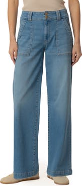 KUT from the Kloth Jodi High Waist Wide Leg Utility Jeans