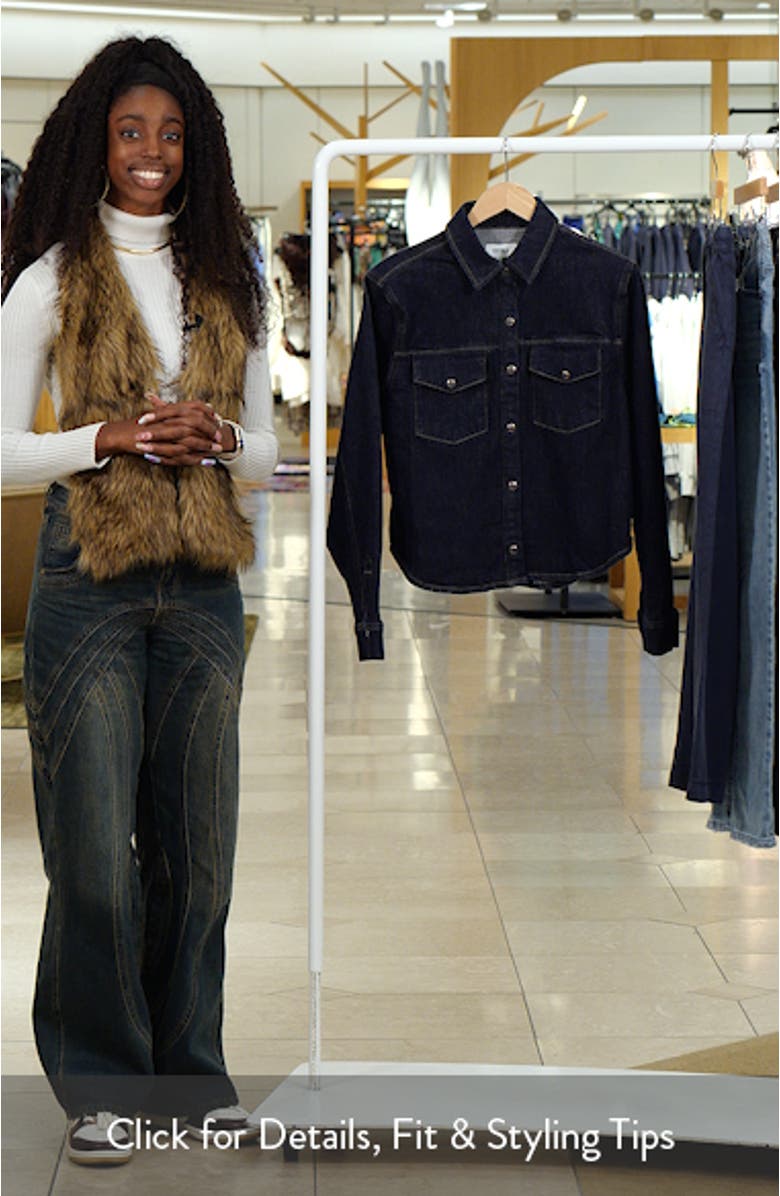 Thea Denim Shirt Jacket, sales video thumbnail