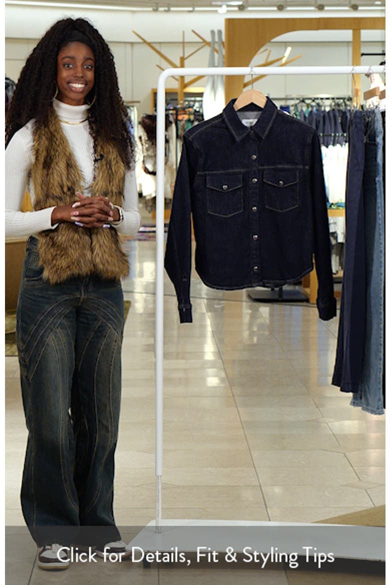 Thea Denim Shirt Jacket video