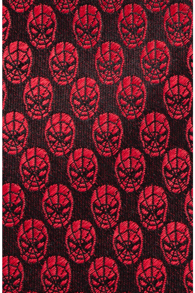 Spider-Man Silk Tie, Alternate, color, RED