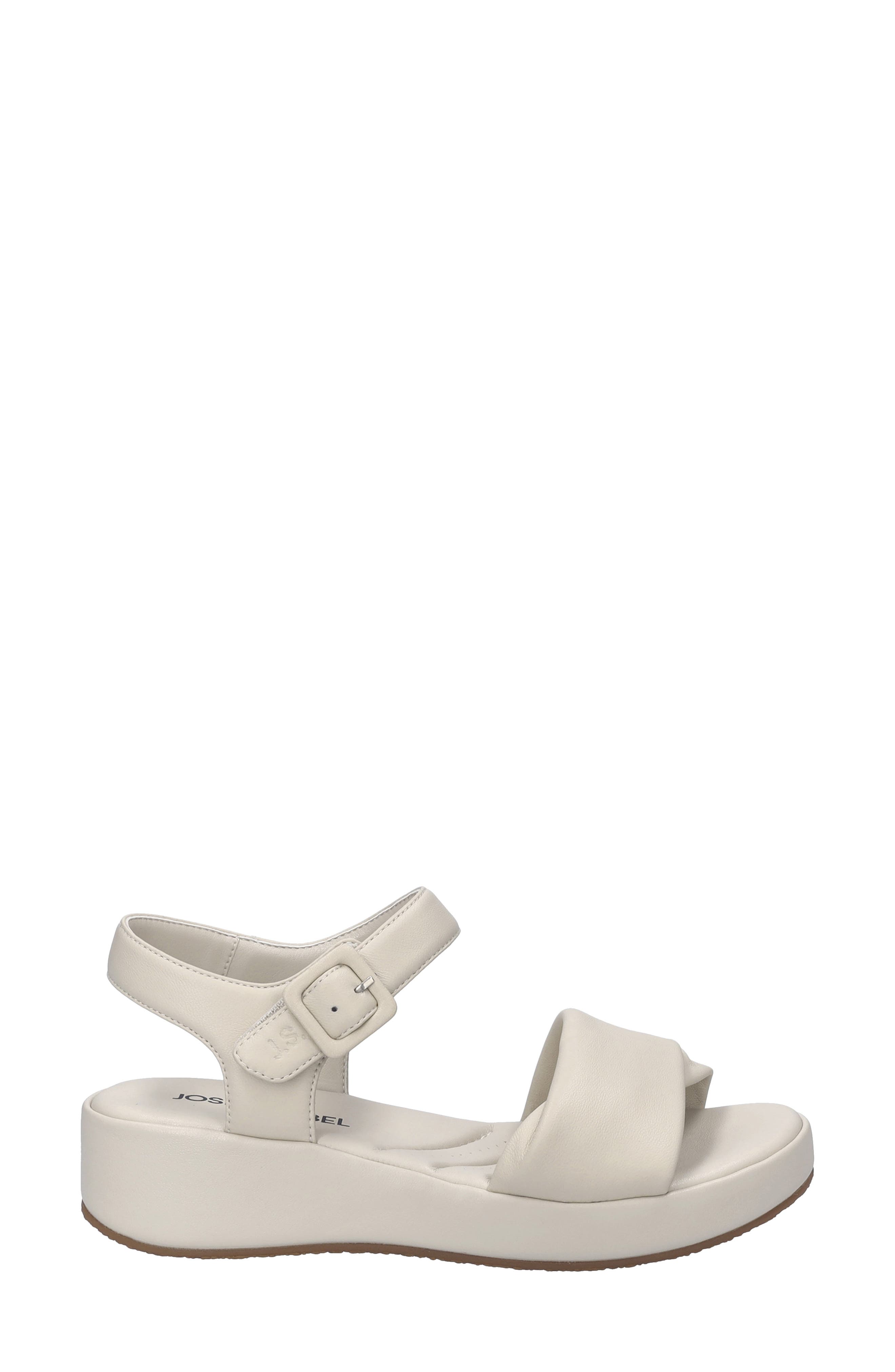 Eve 02 Ankle Strap Platform Wedge Sandal, Alternate, color, BISCUIT