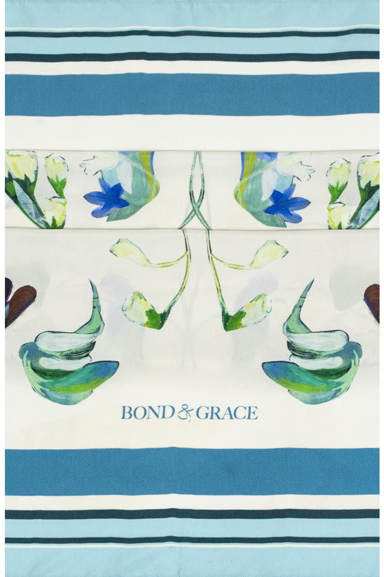 Awakening Art Scarf, Alternate, color, Blue