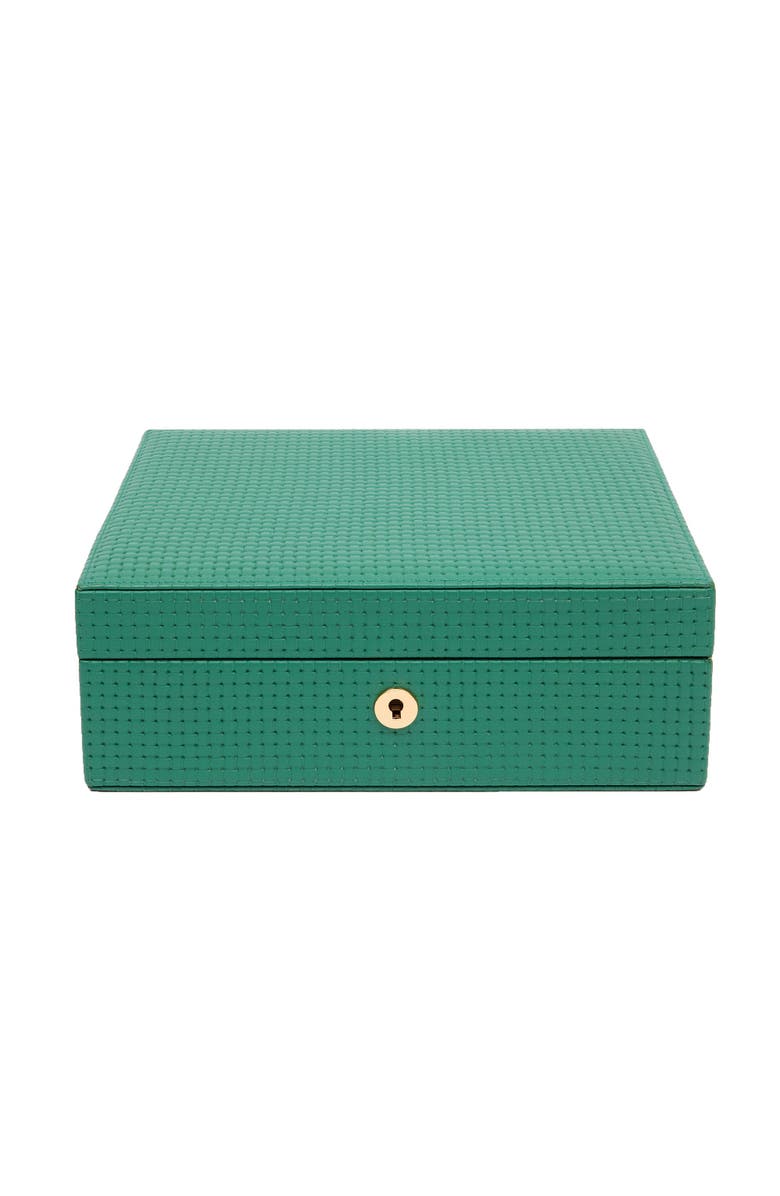 Rapport London Charlotte Jewelry Box, Alternate, color, Green