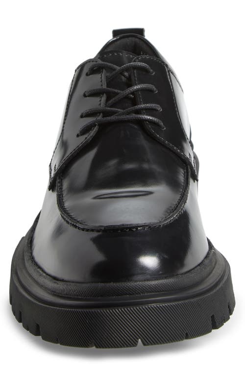 Steve Madden Zuri Lug Sole Derby In Black Box