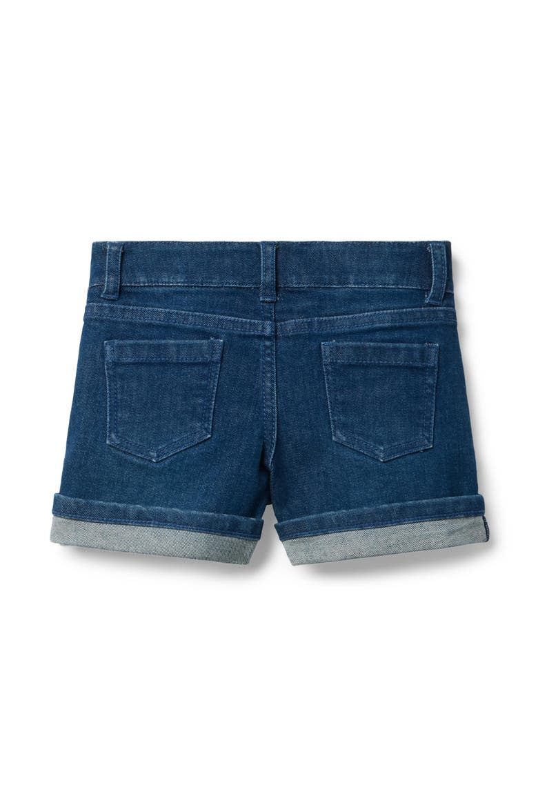 Denim Cuffed Short In Medium Wash, Alternate, color, Blue