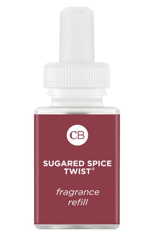 Pura X Capri Blue Sugared Spice Twist Smart Fragrance Diffuser Refill In Burgundy