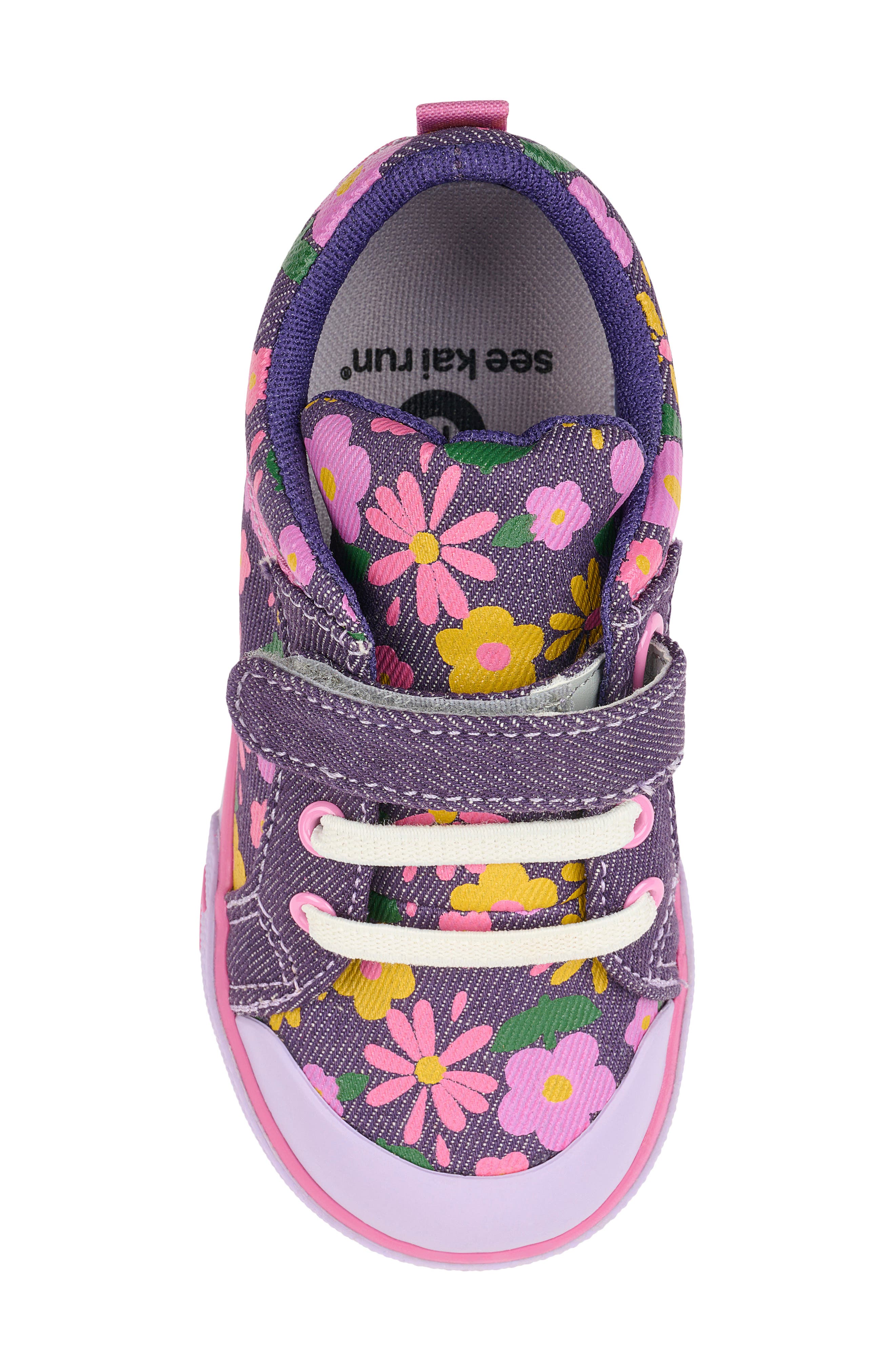 Kids' Kristin Sneaker, Alternate, color, PURPLE FLORAL