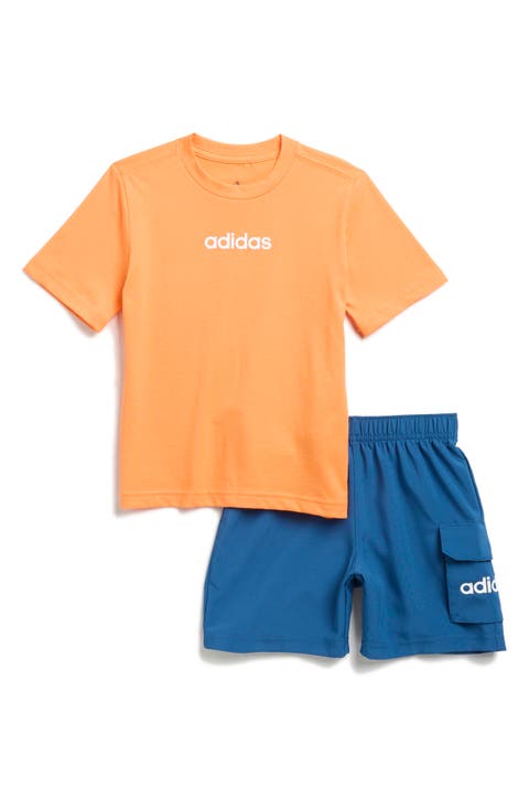 Kids' Logo Graphic T-Shirt & Cargo Shorts Set (Little Kid)
