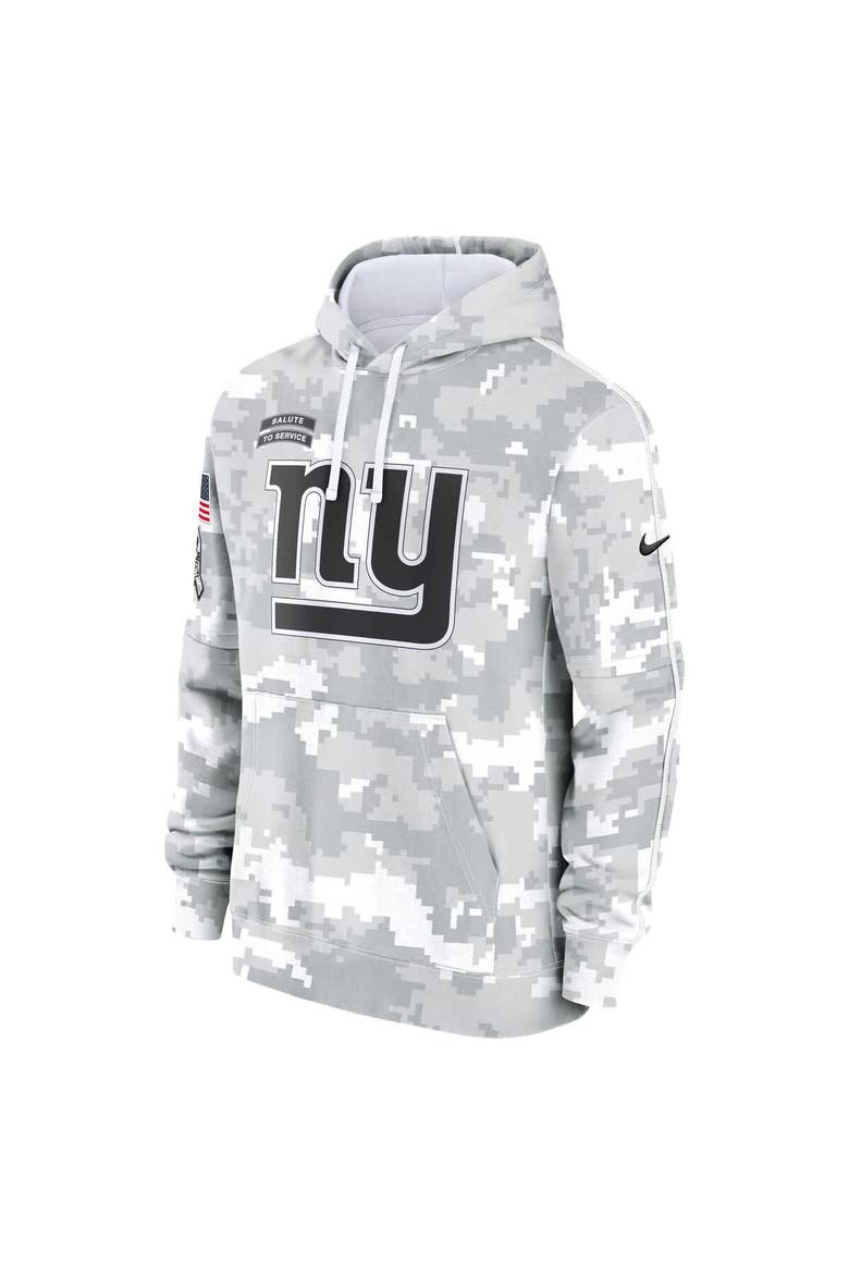 Men's Nike Arctic Camo New York Giants 2024 Salute to Service Club Fleece Pullover Hoodie, Alternate, color, Arctic Camo
