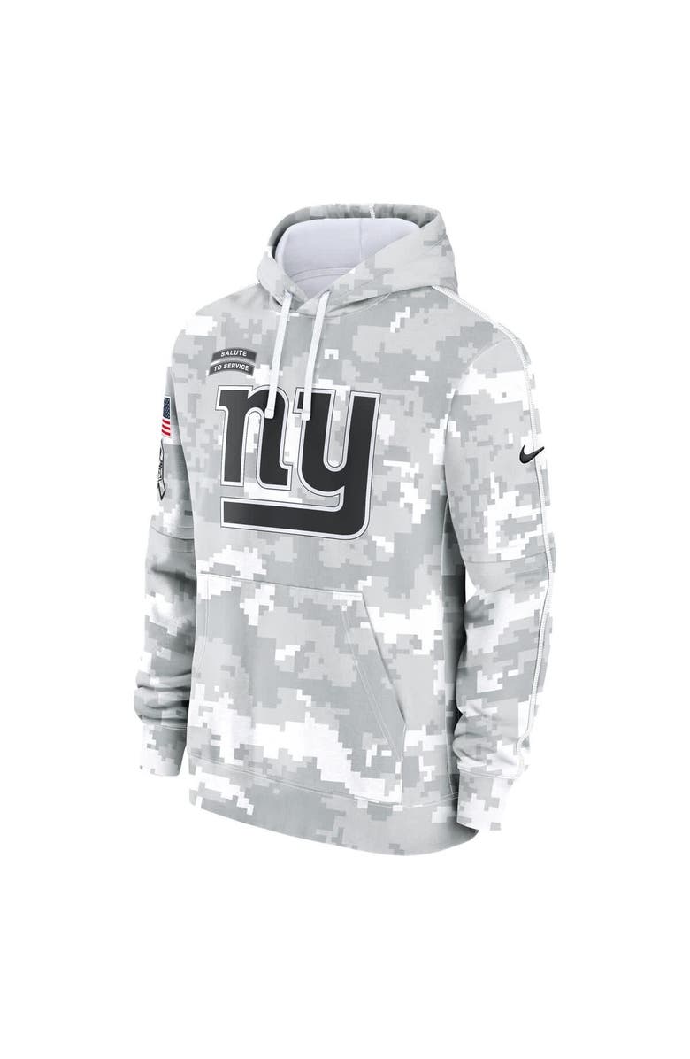 Nike Men's Nike Arctic Camo New York Giants 2024 Salute to Service Club Fleece Pullover Hoodie, Alternate, color, 