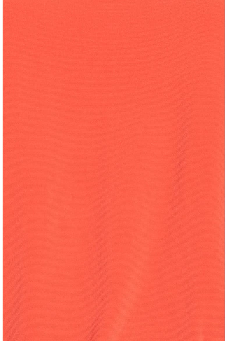 Asymmetrical Jersey Blouson Dress, Alternate, color, FLAME