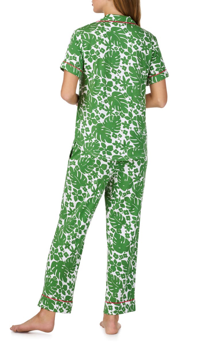 Kate Spade New York print crop pajamas, Alternate, color, 