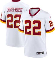 Nike Men's Nike Jacory Croskey-Merritt White Washington Commanders Game Super Bowl Era Jersey