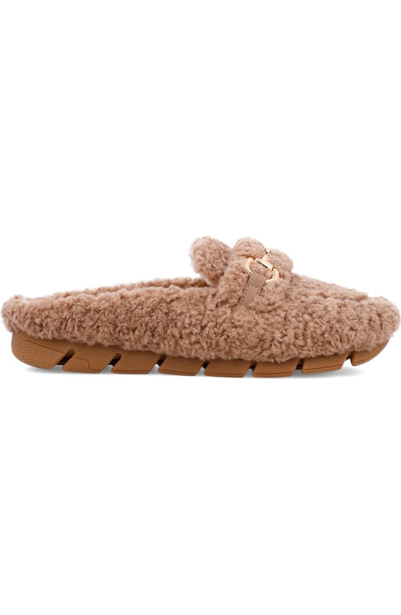 MIA Cocoa Faux Shearling Slipper, Alternate, color, Camel