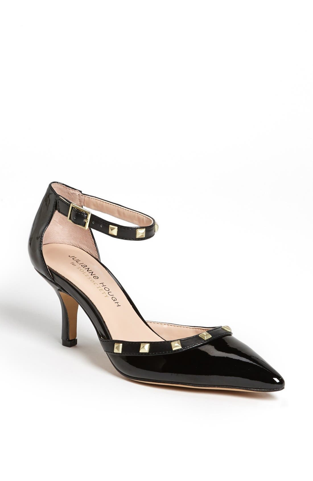Julianne Hough for Sole Society 'Anneke' Pump, Main, color, BLACK