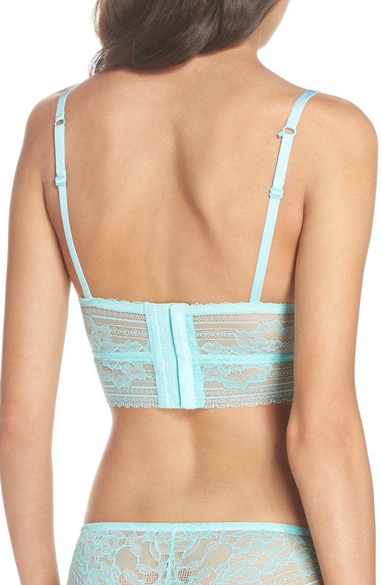 Free People Intimately FP Sorento Longline Underwire Demi Bra, Alternate, color, Mint