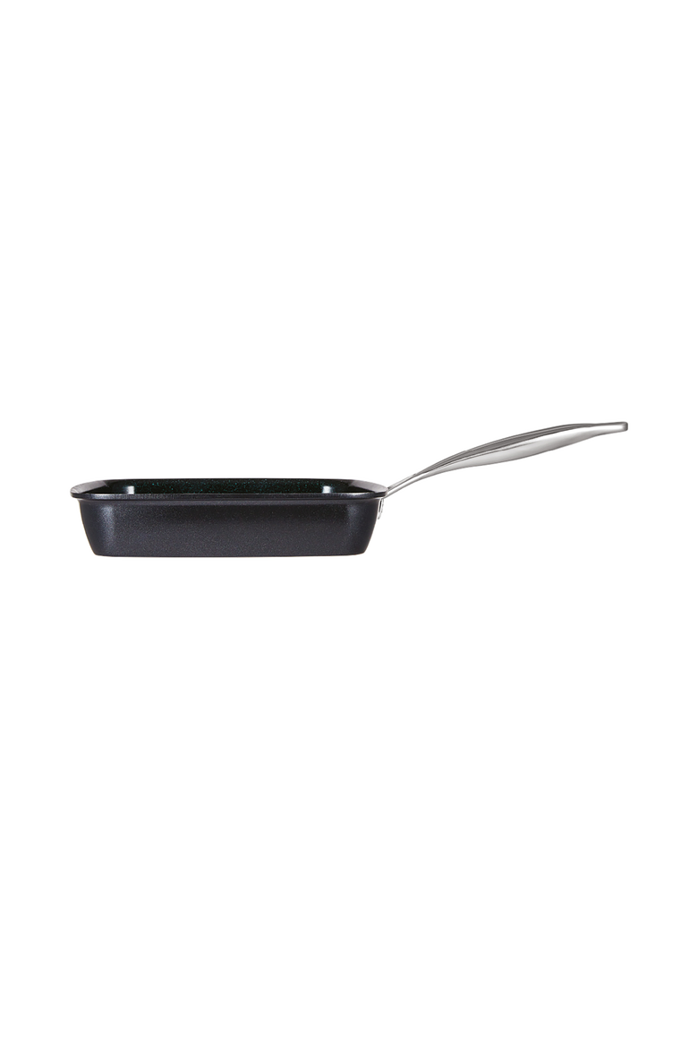 GREEN STONE™ 11" Ultimate Grill Pan, Main, color, Black