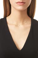 Zoë Chicco 14K Gold Bezel Birthstone Necklace