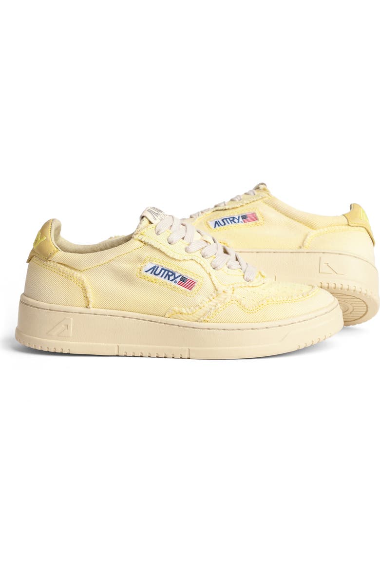 AUTRY Medalist Low Top Sneaker, Alternate, color, Den/ Den Yellow Iris