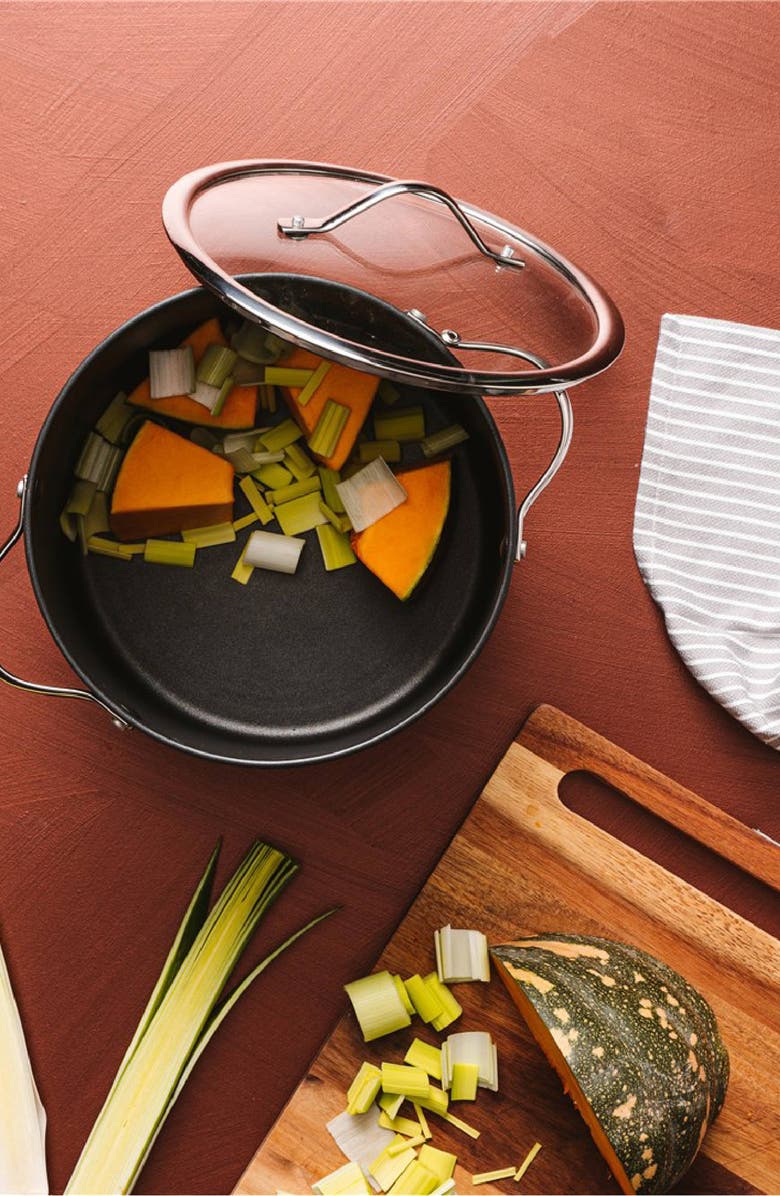 Cuisine::pro<sup>®</sup> iD3<sup>®</sup> Stockpot with Lid 8qt, Alternate, color, Black