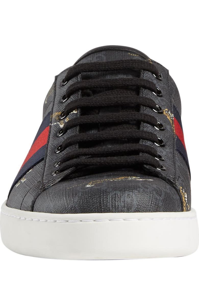 Gucci New Ace Tiger PrintSneaker, Alternate, color,