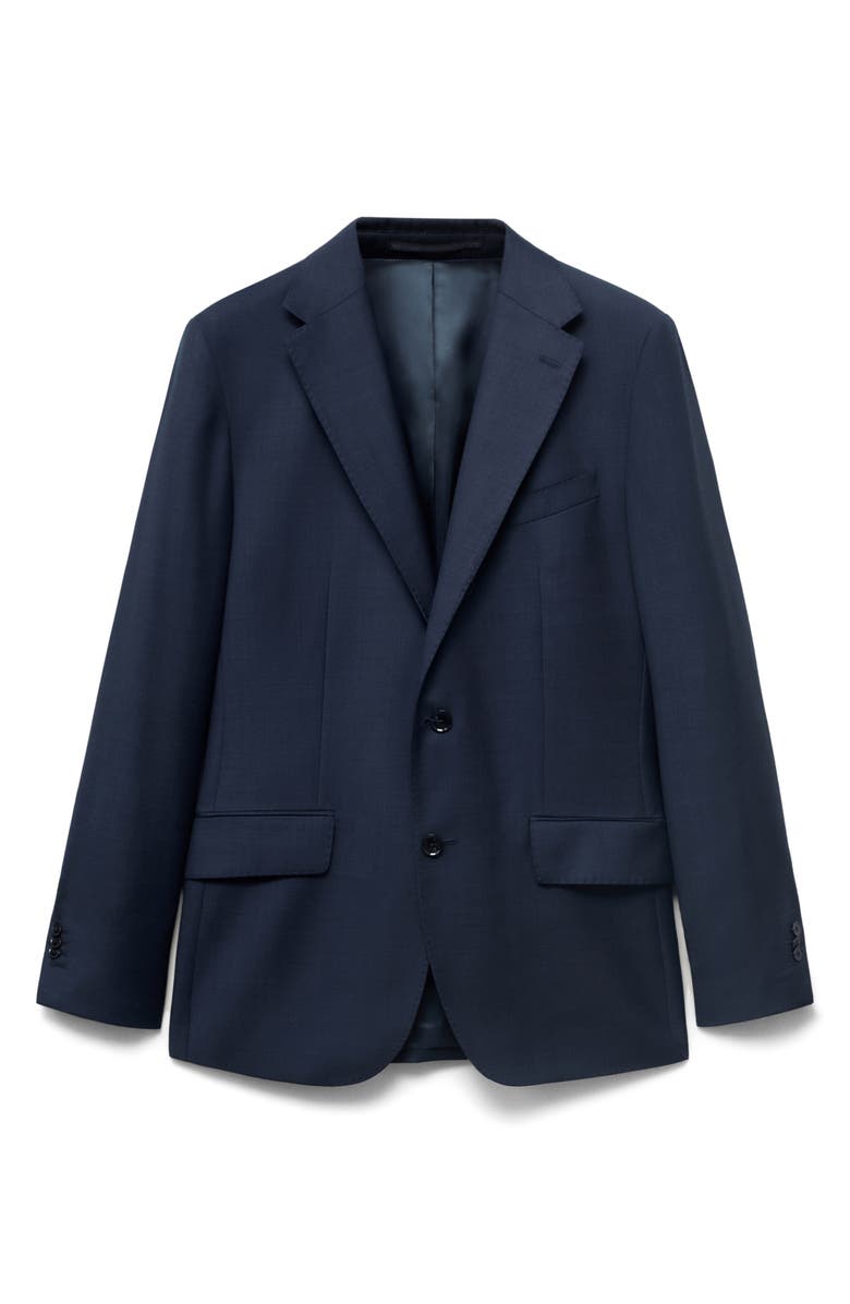 MANGO Venice Slim Fit Wool Suit Blazer, Alternate, color,
