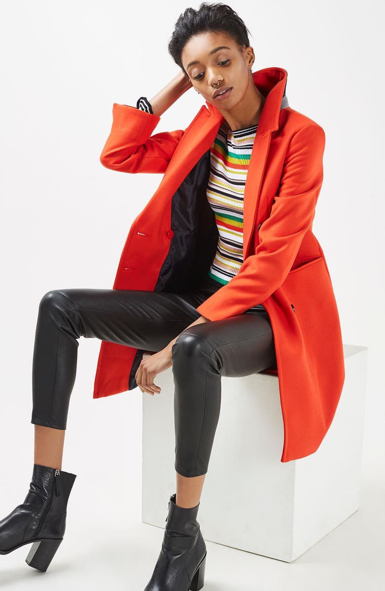 Topshop Hyper Stripe Sweater, Alternate, color, 