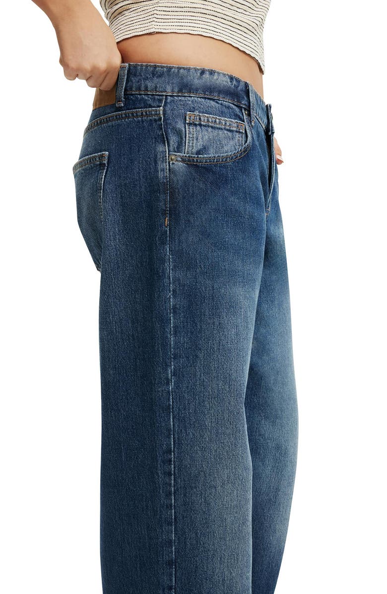 Cotton On Women's Low Rise Straight Jean, Alternate, color, River Blue