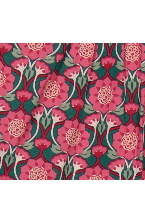 India Shoulder Tie Sundress Pink Lotus