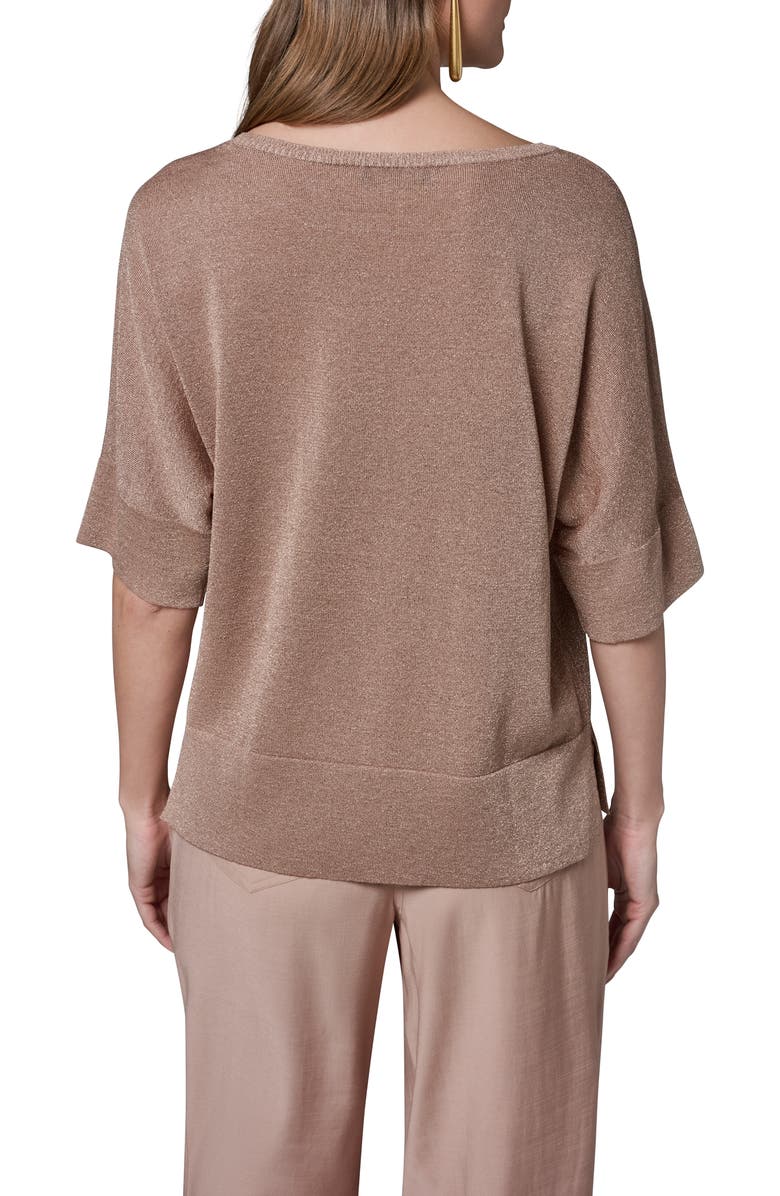 Donna Karan New York Metallic Sweater, Alternate, color, Umbria