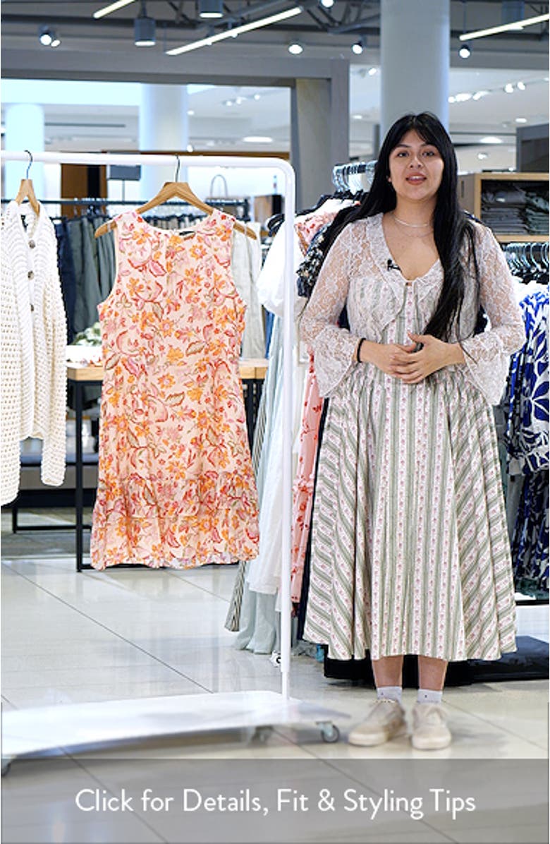 Sleeveless Tiered Minidress, sales video thumbnail