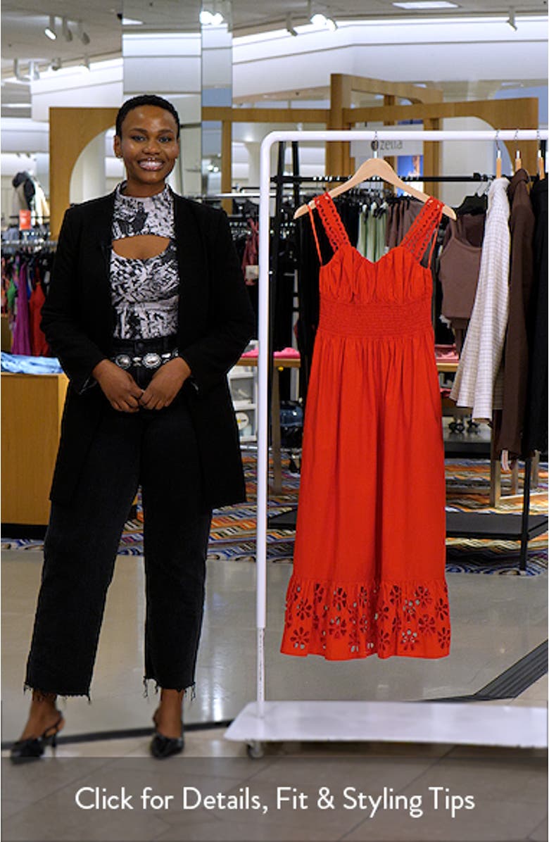 Moira Smocked Back Sleeveless Maxi Dress, sales video thumbnail