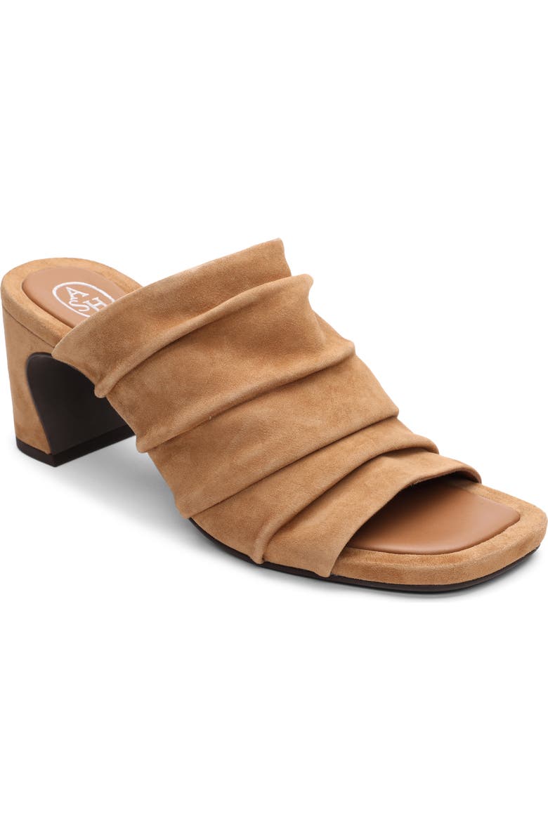 Ash Eva Slide Sandal, Main, color, Moka Mou