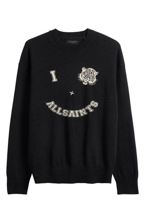 Grinner Wool Blend Crewneck Sweater