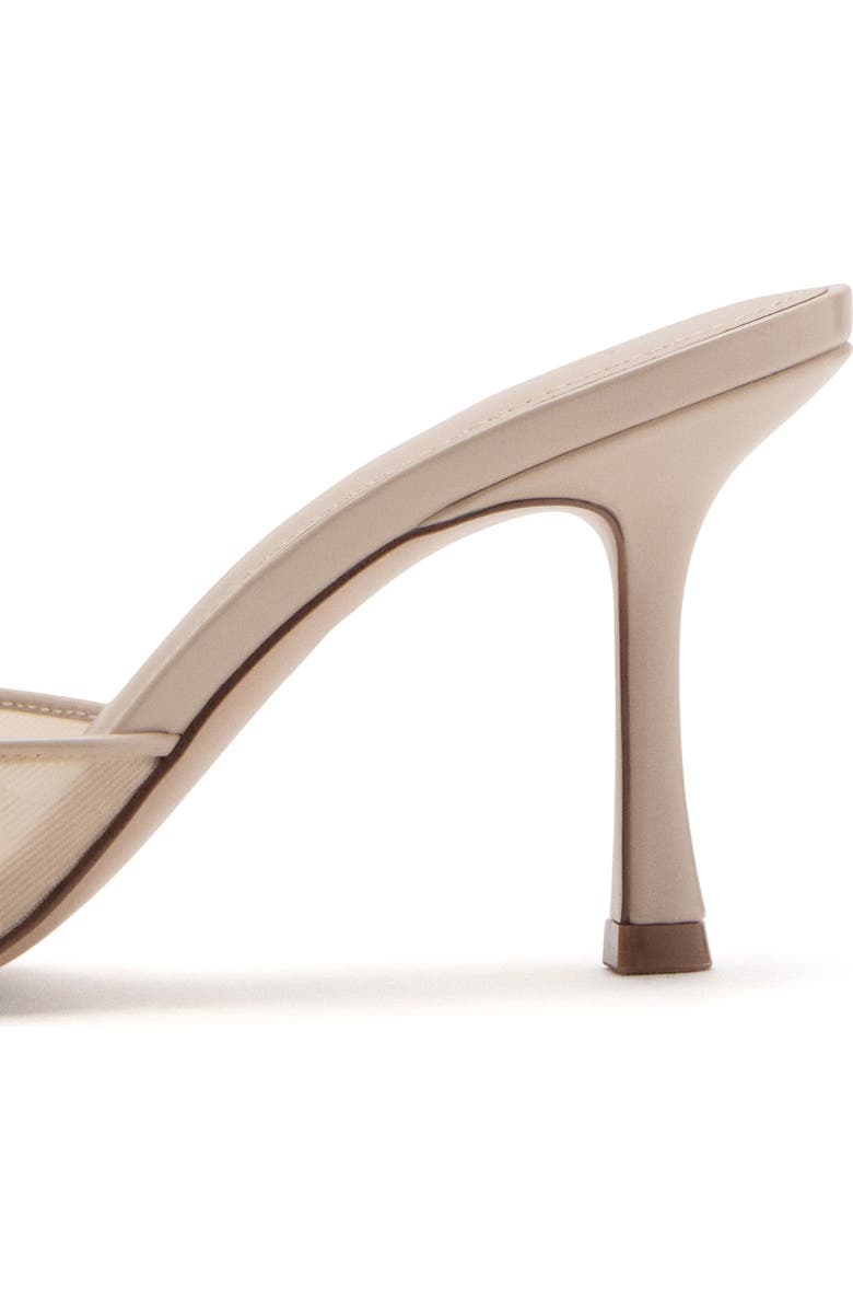 MANGO Pointed Toe Sandal, Alternate, color, Beige