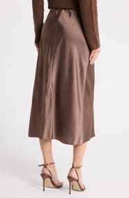 Vince Satin Slip Skirt