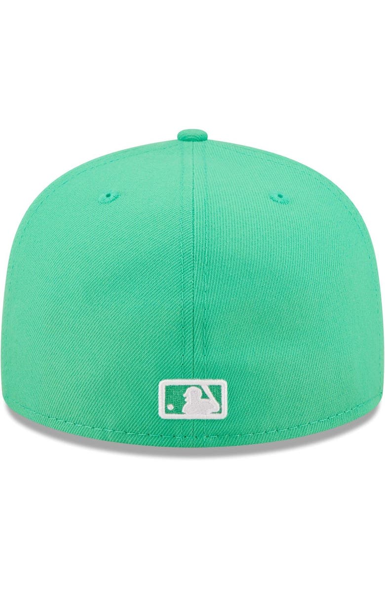 New Era Men's New Era Green Chicago Cubs Logo 59FIFTY Fitted Hat, Alternate, color, 