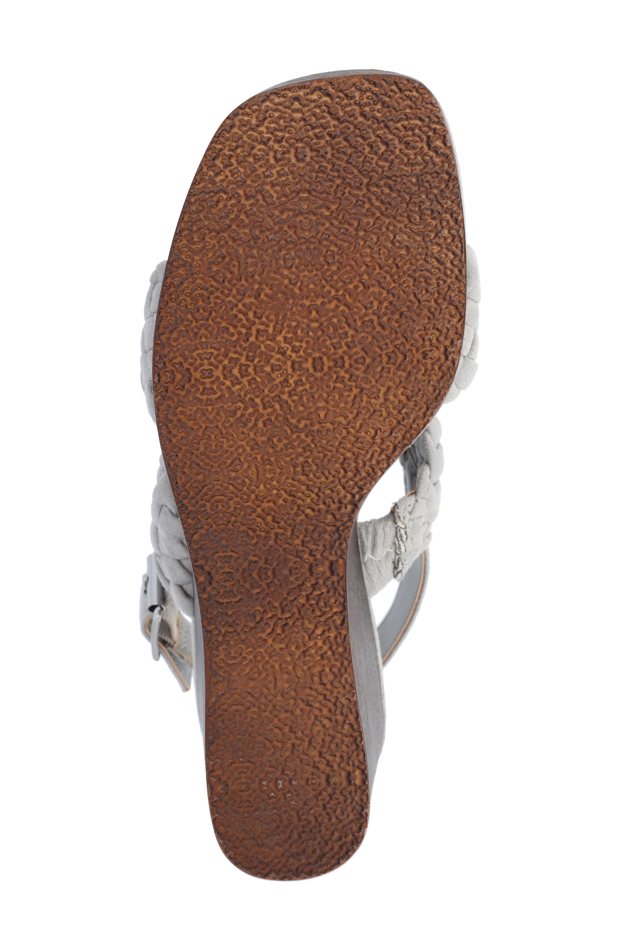 Journee Collection Ayvee Wedge Sandal, Alternate, color, Grey