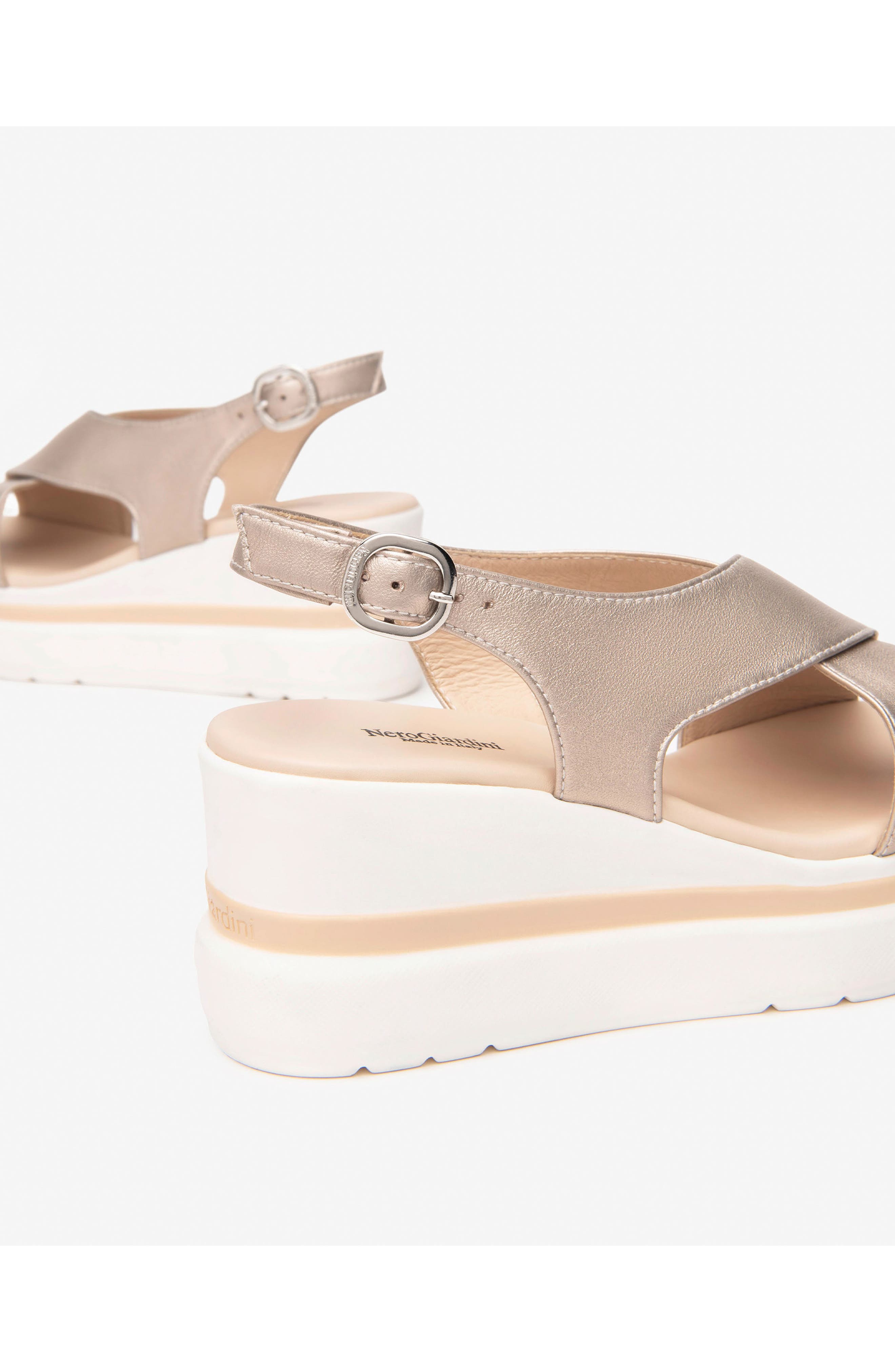 Slingback Platform Sandal, Alternate, color, CHAMPAGNE