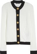 Balmain Twisted Cable Knit Cardigan