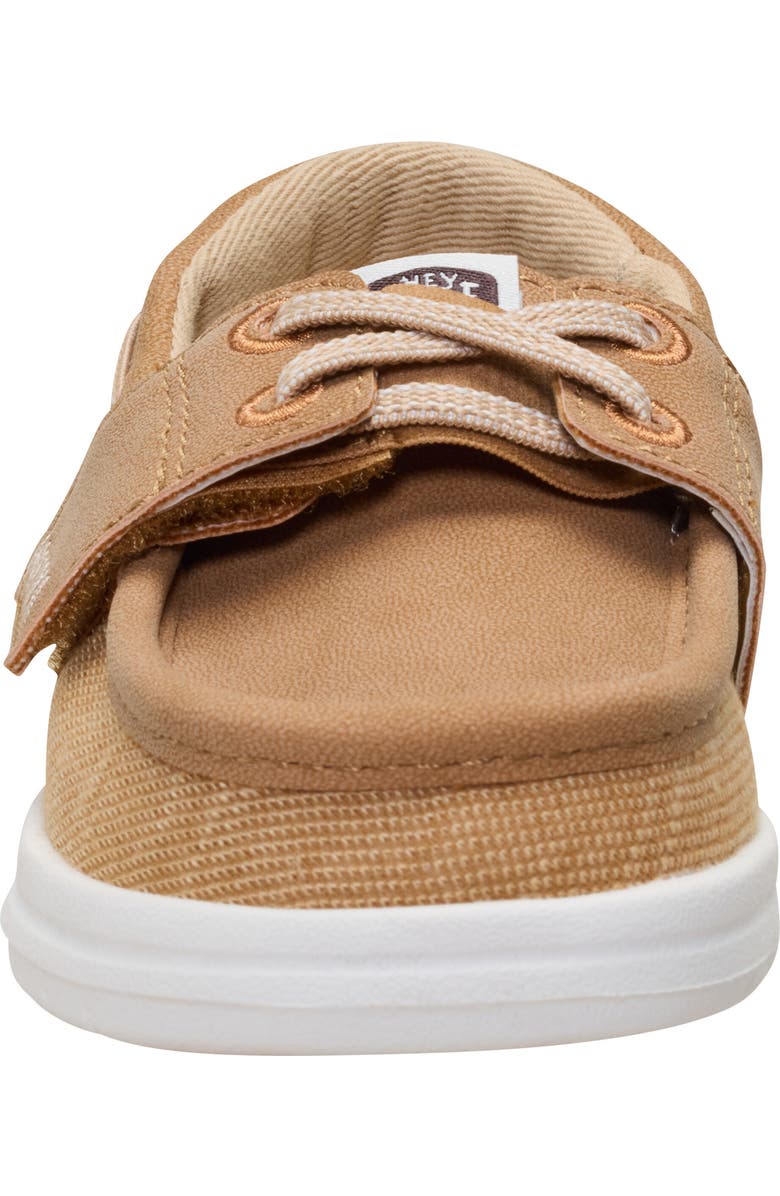 Hey Dude Kids' Wells Classic Boat Shoe, Alternate, color, Cognac