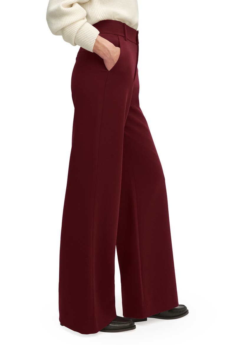 The Jones Wide Leg Pants, Alternate, color, VINO