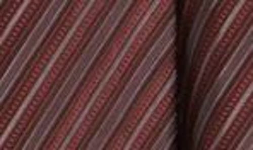 Dries Van Noten Diagonal Stripe Pleated Wide Leg Pants In Burgundy
