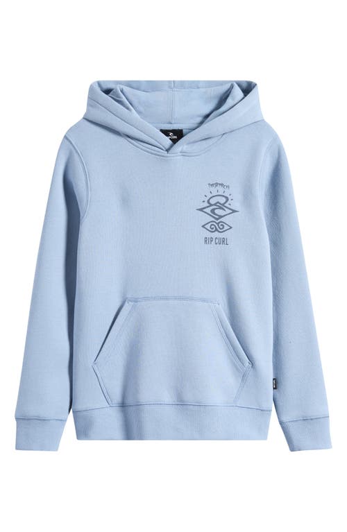 Rip Curl Kids' Search Icon Graphic Hoodie In Blue