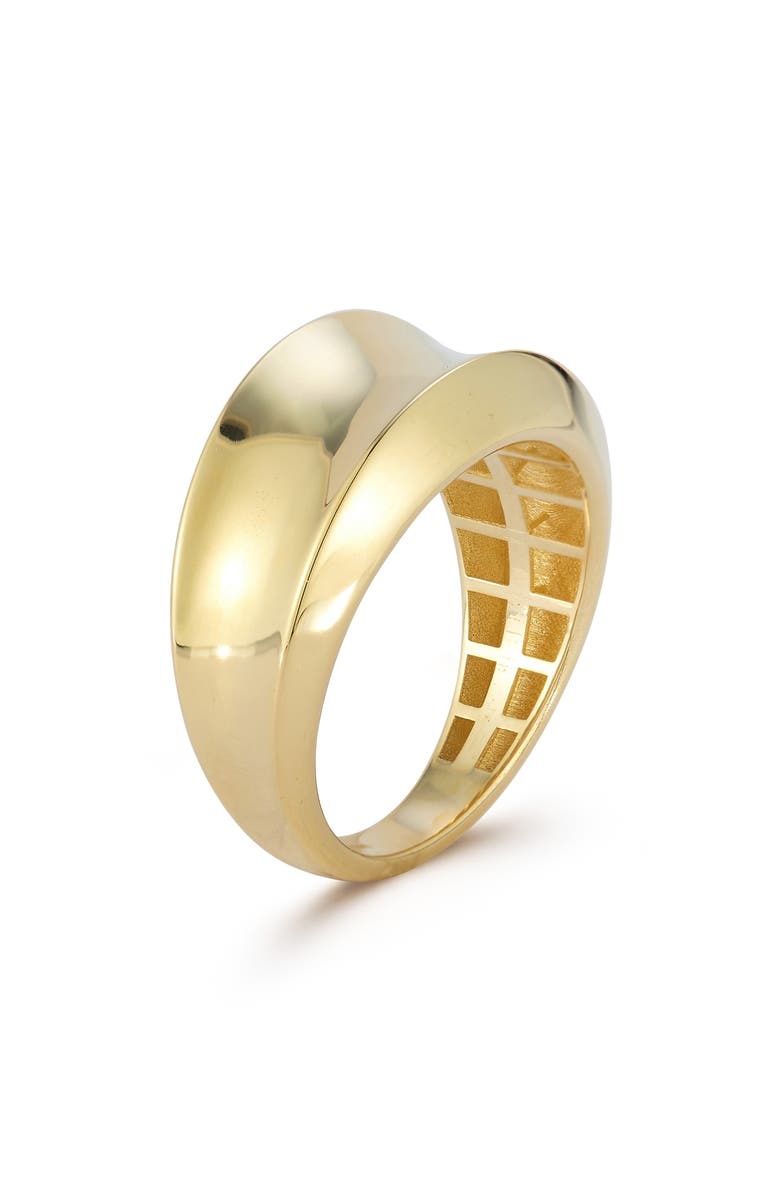 Ember Fine Jewelry Concave Ring, Alternate, color, Gold
