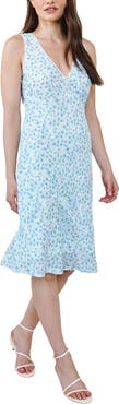 Bella Dahl Tie Back Sleeveless Midi Dress