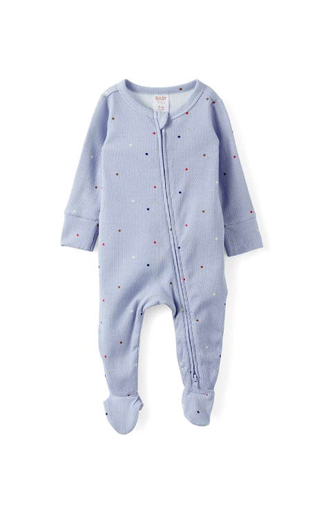 Littlie Organic Long Sleeve Zip All In One Romper